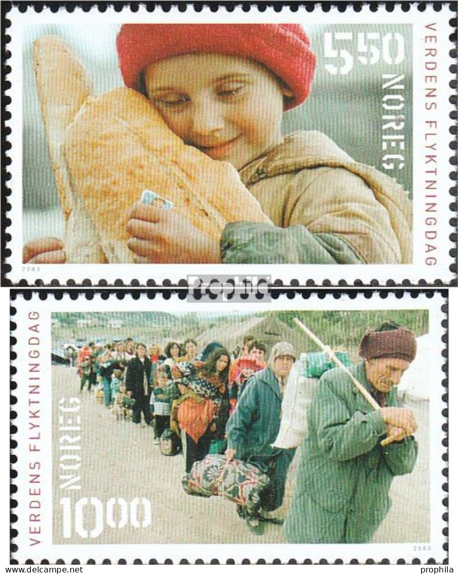 Norwegen 1469-1470 (kompl.Ausg.) Postfrisch 2003 Weltflüchtlingstag - Ungebraucht