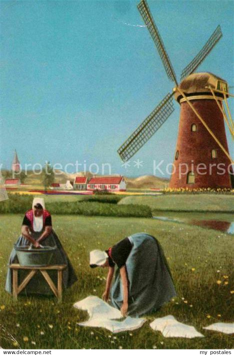 72679410 Niederlande Zeeuwse Klederdrachten Wasdag Molen  - Sonstige & Ohne Zuordnung