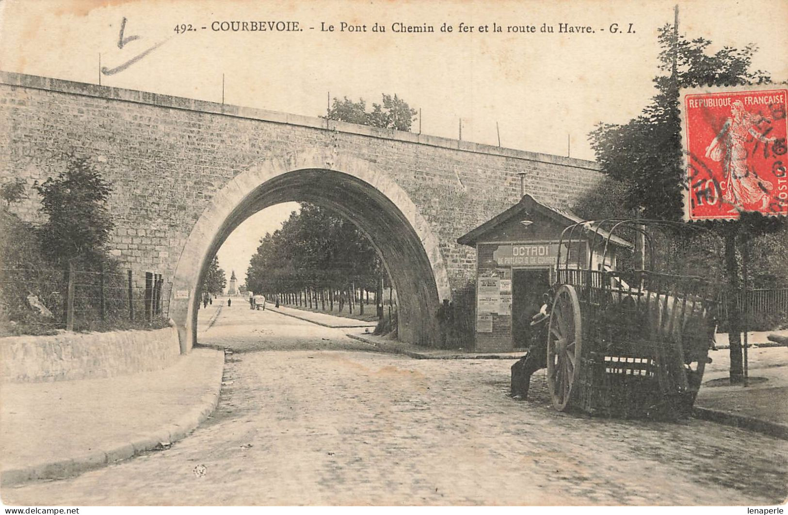 D9804 Courbevoie Le Pont Du Chemin De Fer - Courbevoie
