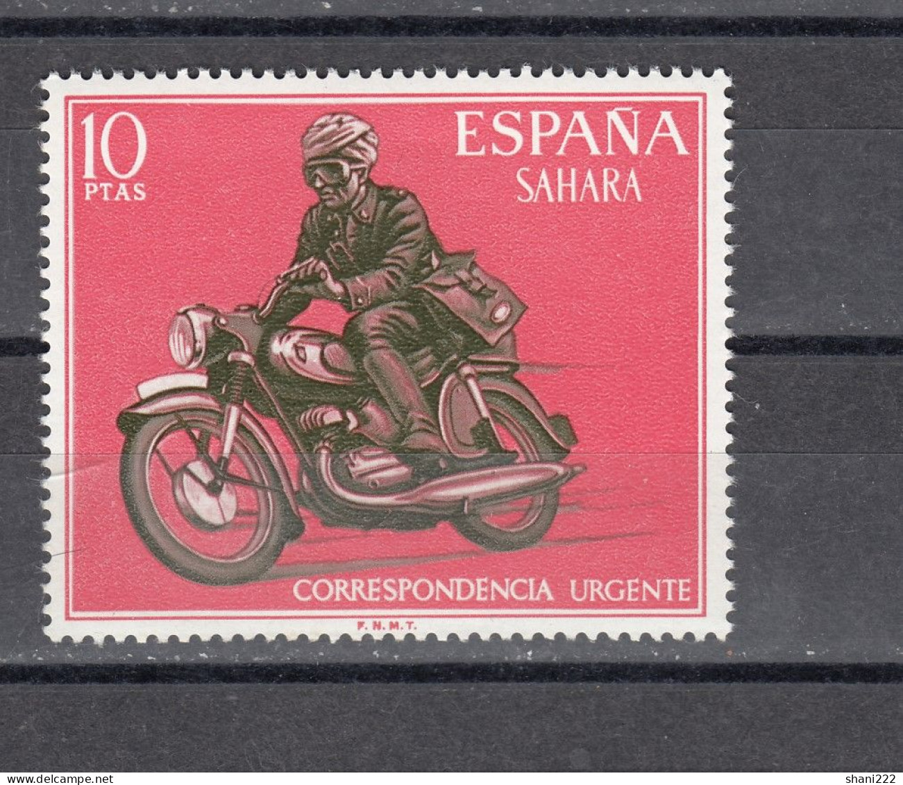 Spanish Sahara 1971 Express, Motorcycle - MNH   (e-868) - Sahara Espagnol