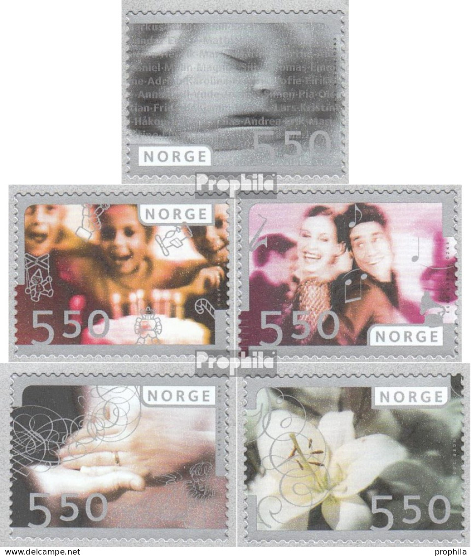 Norwegen 1474-1478 (kompl.Ausg.) Postfrisch 2003 Grußmarken - Neufs