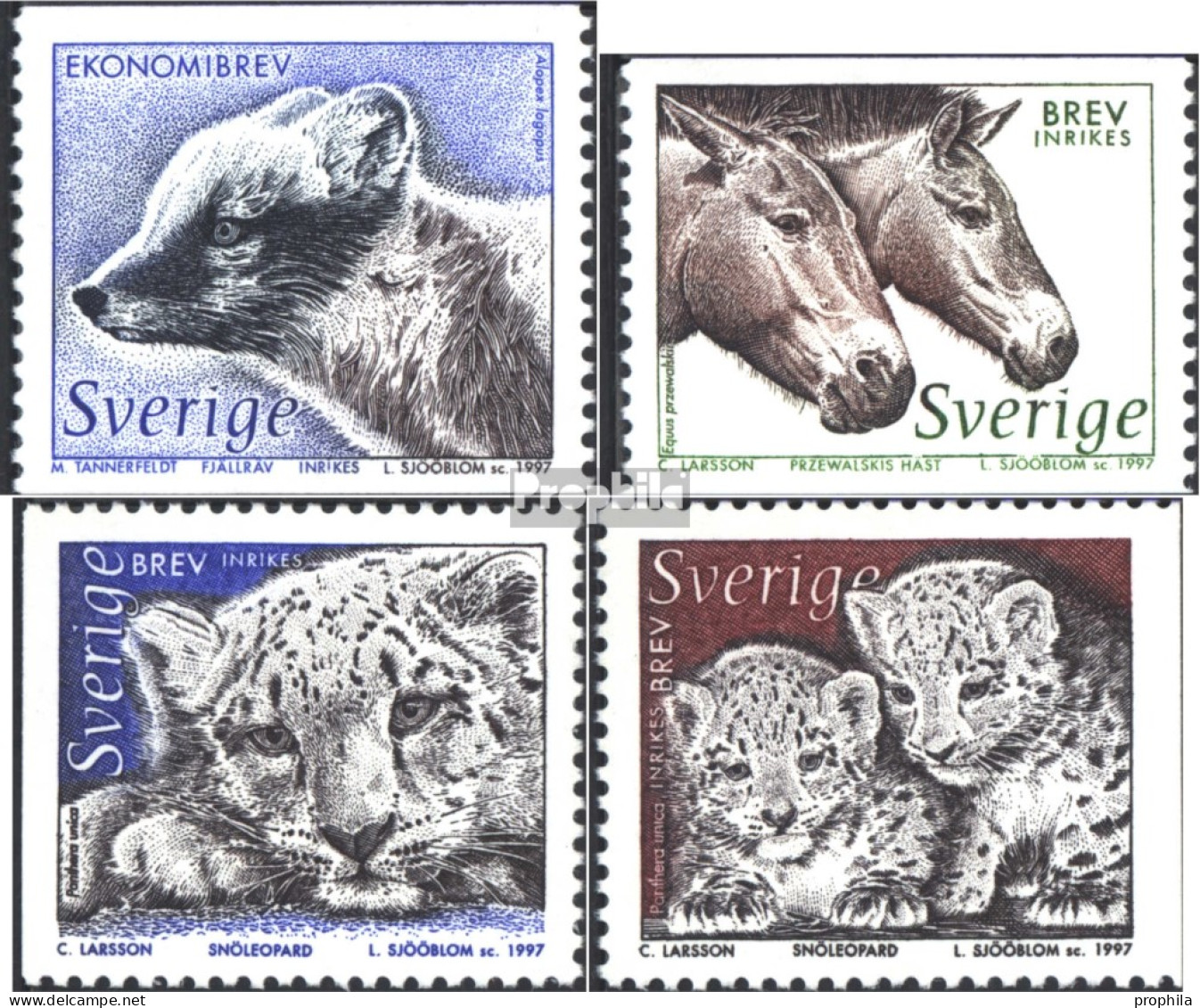 Schweden 1988-1991 (kompl.Ausg.) Postfrisch 1997 Naturschutzpark - Neufs