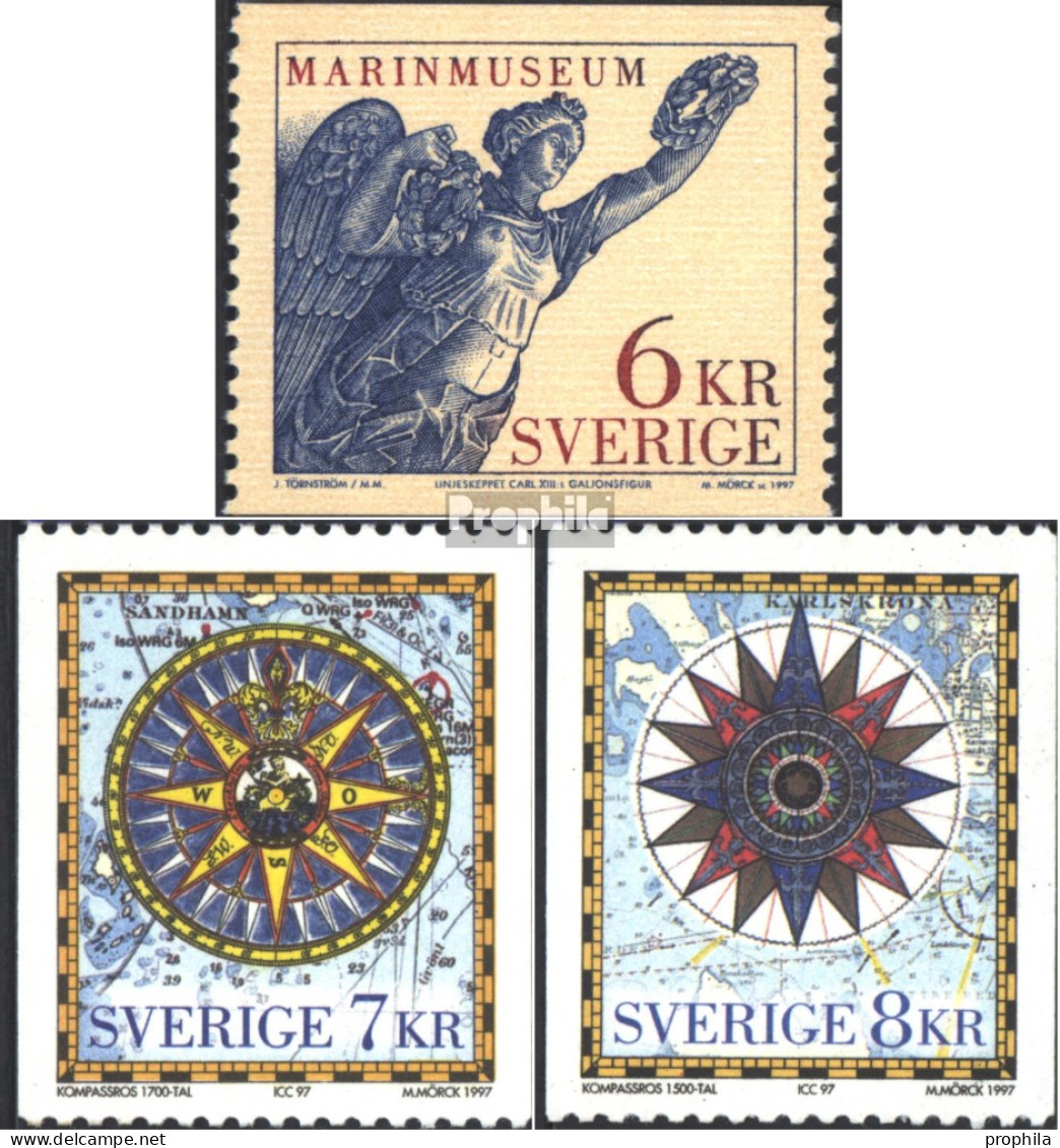 Schweden 2006-2008 (kompl.Ausg.) Postfrisch 1997 Kartographie - Unused Stamps