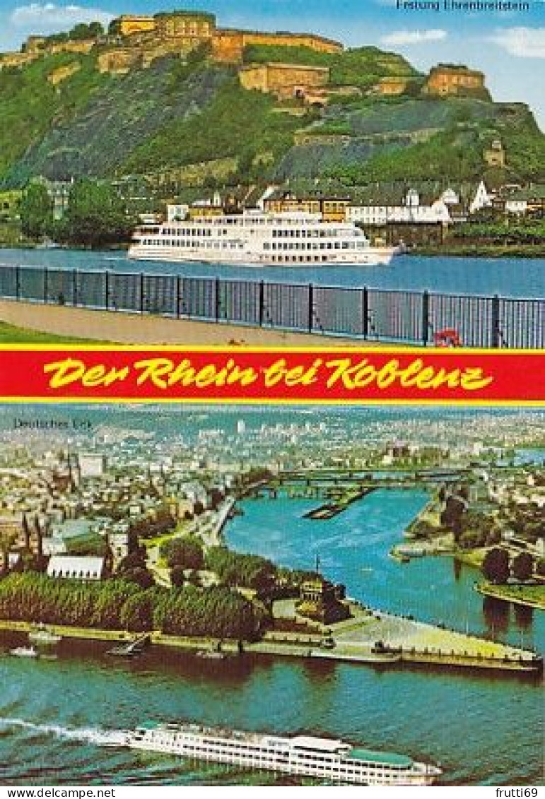 AK 211867 GERMANY - Der Rhein Bei Koblenz - Koblenz