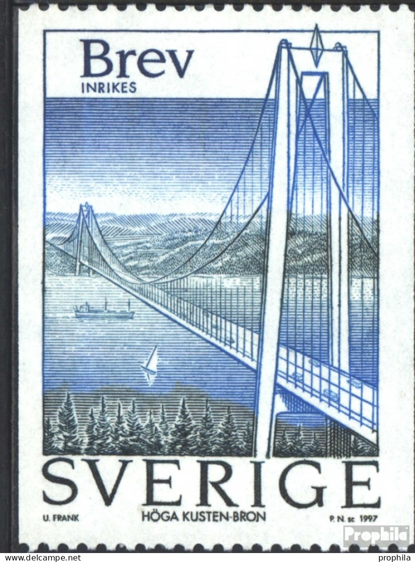 Schweden 2016 (kompl.Ausg.) Postfrisch 1997 Hohe-Küste-Brücke - Neufs
