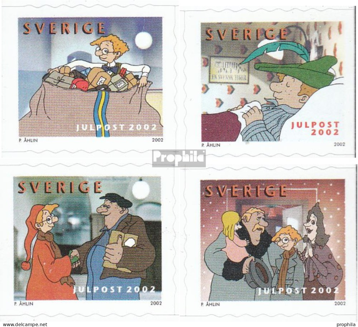 Schweden 2323-2326 (kompl.Ausg.) Postfrisch 2002 Weihnachten - Neufs