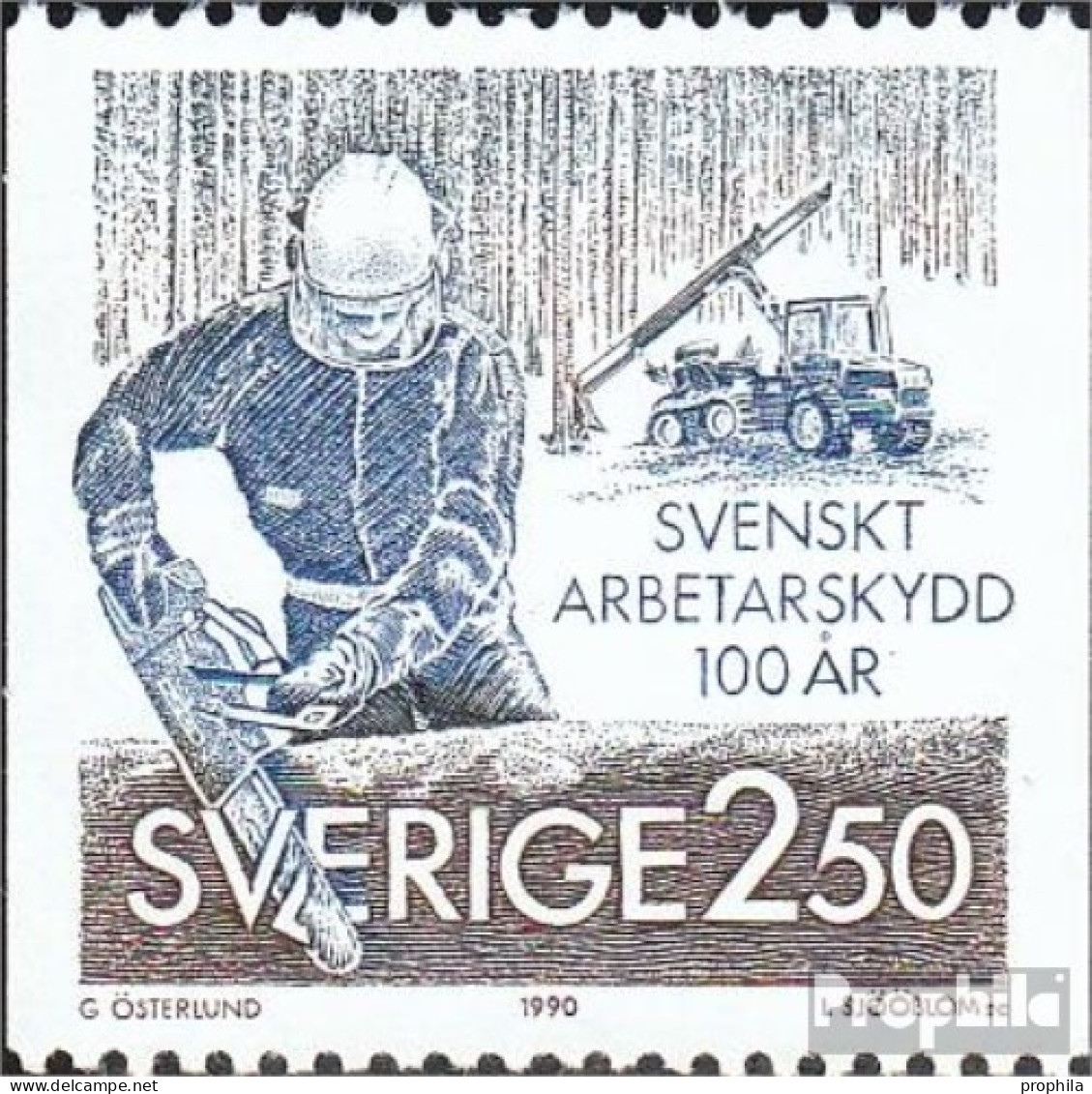 Schweden 1600 (kompl.Ausg.) Postfrisch 1990 Arbeitsschutz - Unused Stamps