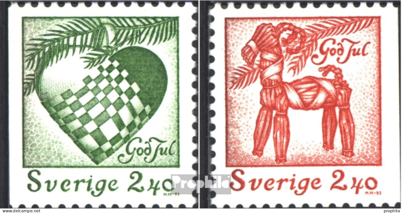 Schweden 1799-1800 (kompl.Ausg.) Postfrisch 1993 Weihnachten - Ongebruikt