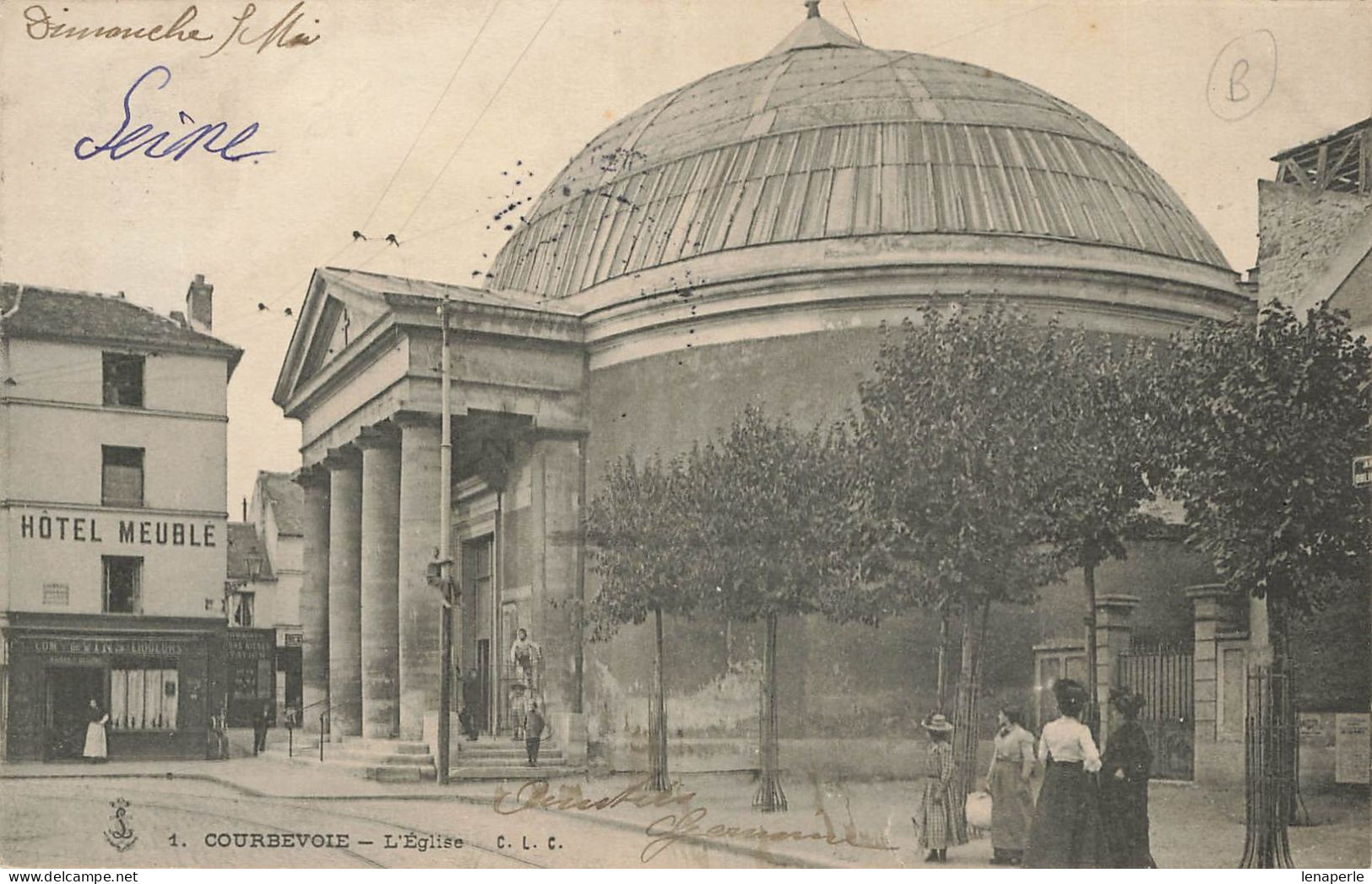 D9814 Courbevoie L'église - Courbevoie