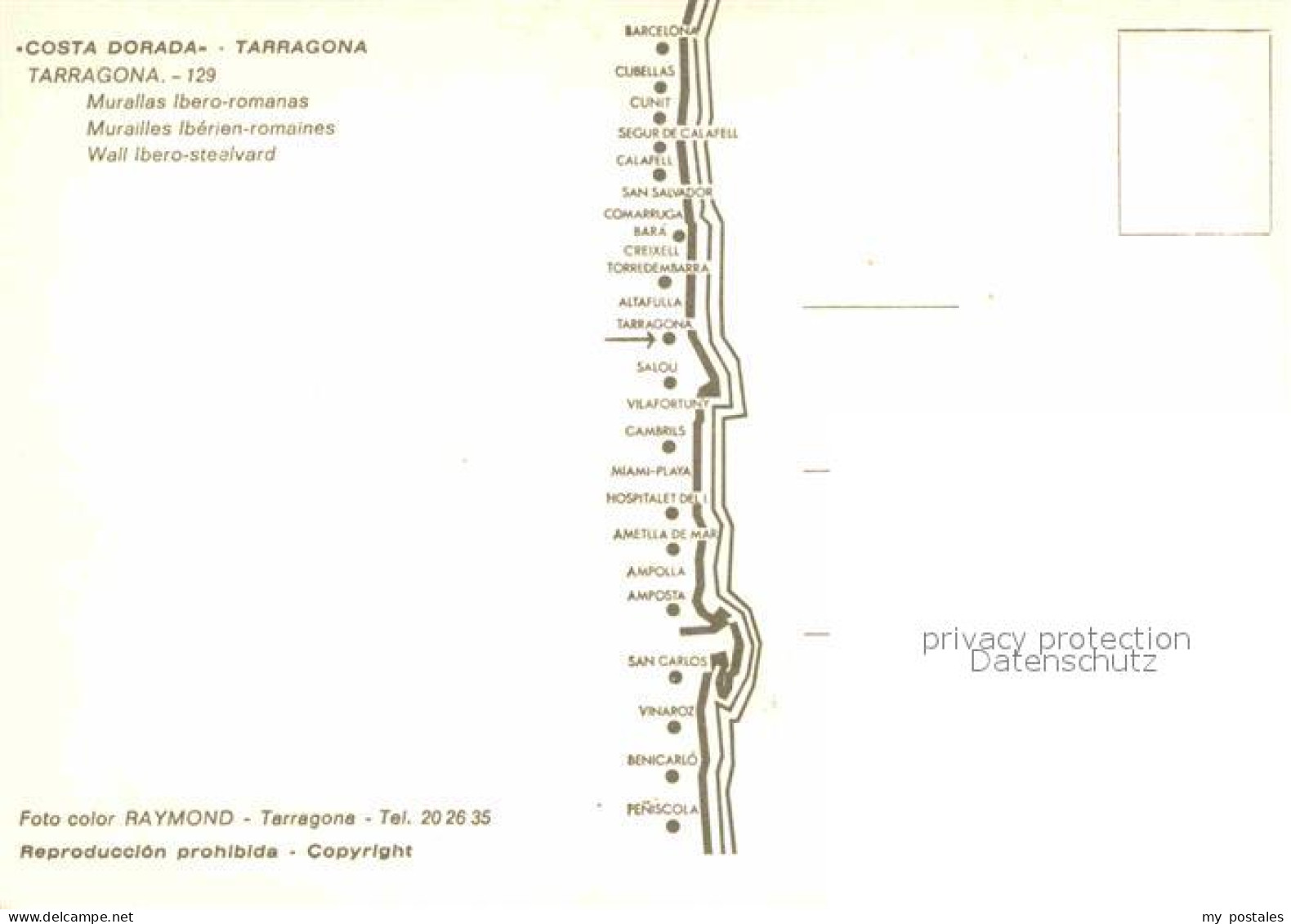 72678187 Tarragona Murallas Ibero Romanas Costa Dorada Spanien - Other & Unclassified