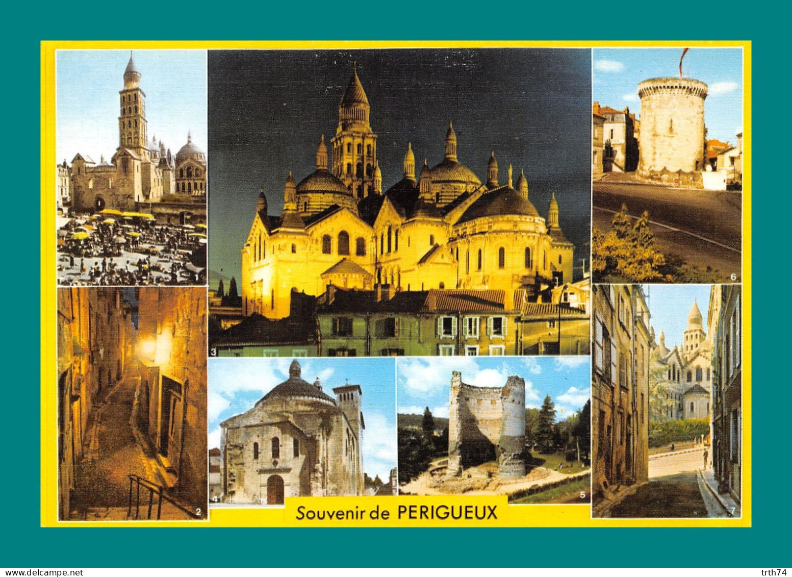 24 Périgueux Souvenir ( Multivues, Oblitération Flamme Périgueux 1987 ) - Périgueux