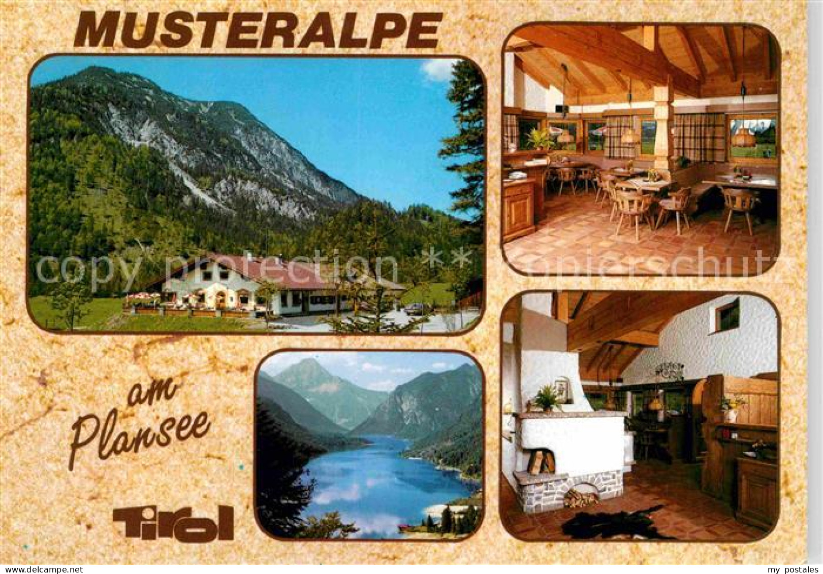 72677614 Reutte Tirol Gastwirtschaft Musteralpe Am Plansee Alpenpanorama Reutte - Sonstige & Ohne Zuordnung