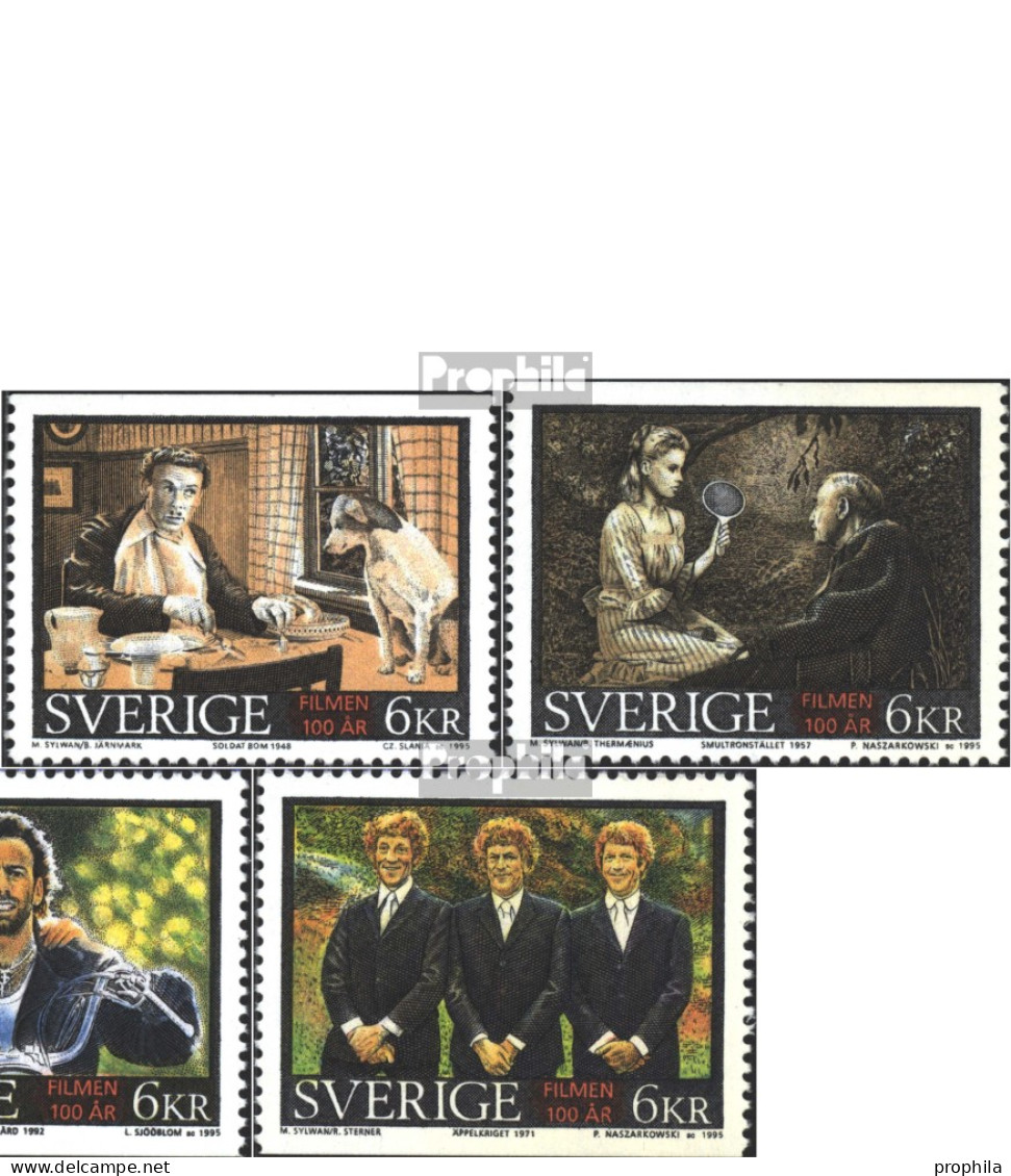 Schweden 1900-1905 (kompl.Ausg.) Postfrisch 1995 100 Jahre Kino - Unused Stamps