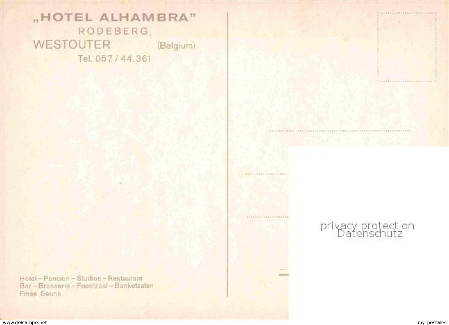 72677484 Westouter Hotel Alhambra Restaurant  - Autres & Non Classés