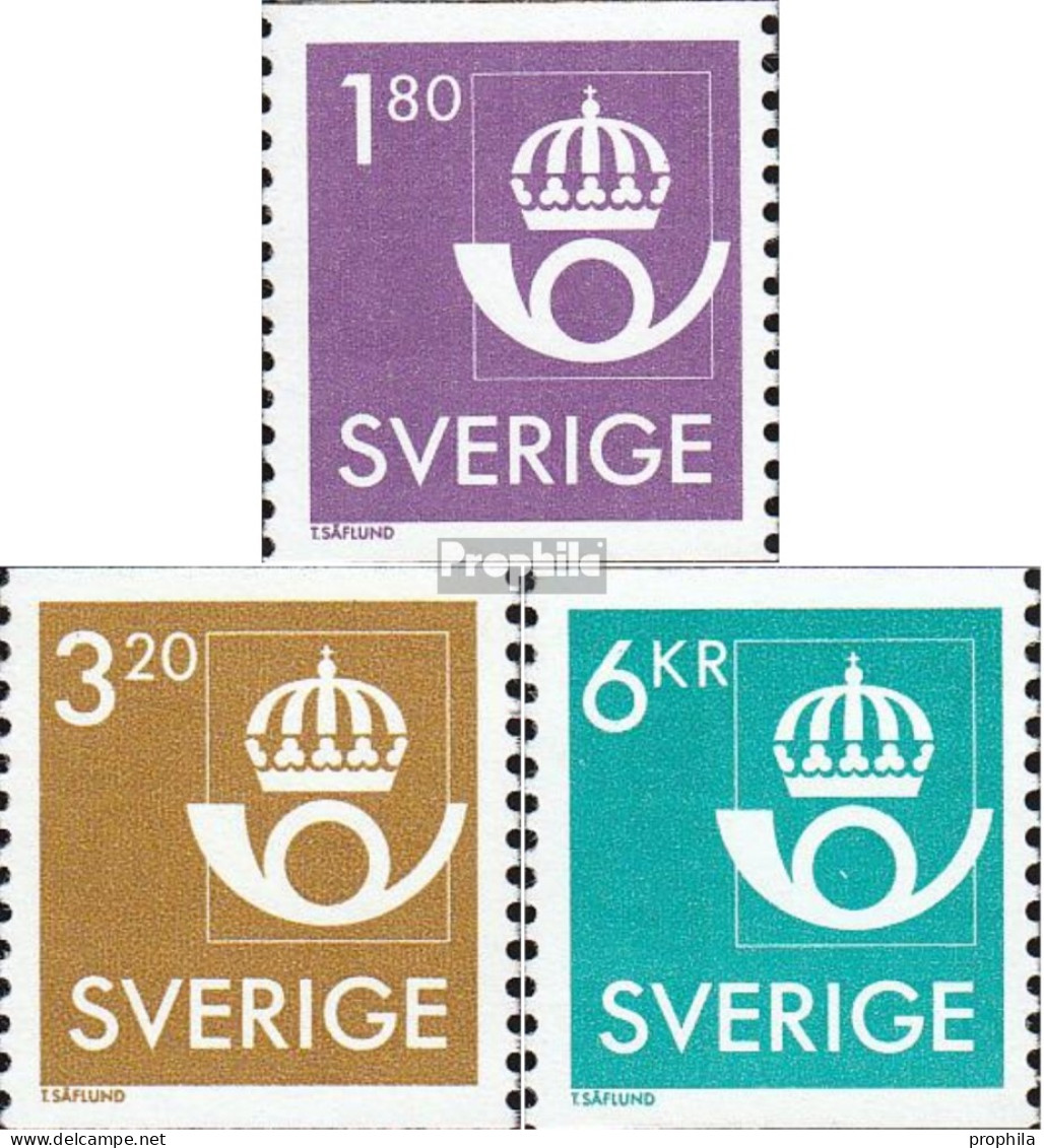 Schweden 1420-1422 (kompl.Ausg.) Postfrisch 1987 Postemblem - Unused Stamps