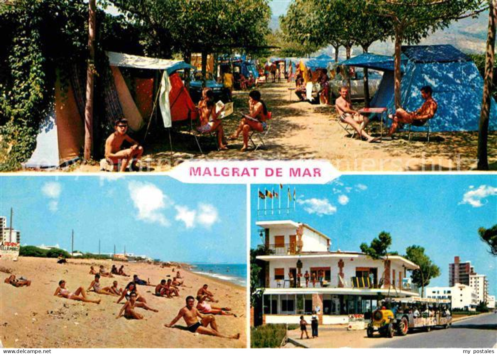 72677468 Malgrat De Mar Camping Stella Maris Playa Restaurant Touristenbahn  - Other & Unclassified