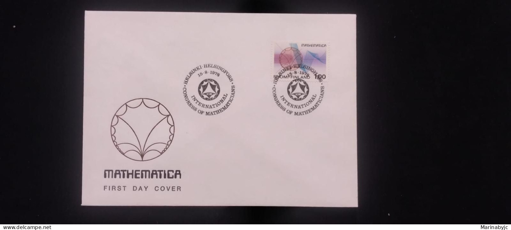 C) 1978. FINLAND. FDC. MATHEMATICS CONGRESS. XF - Sonstige - Europa