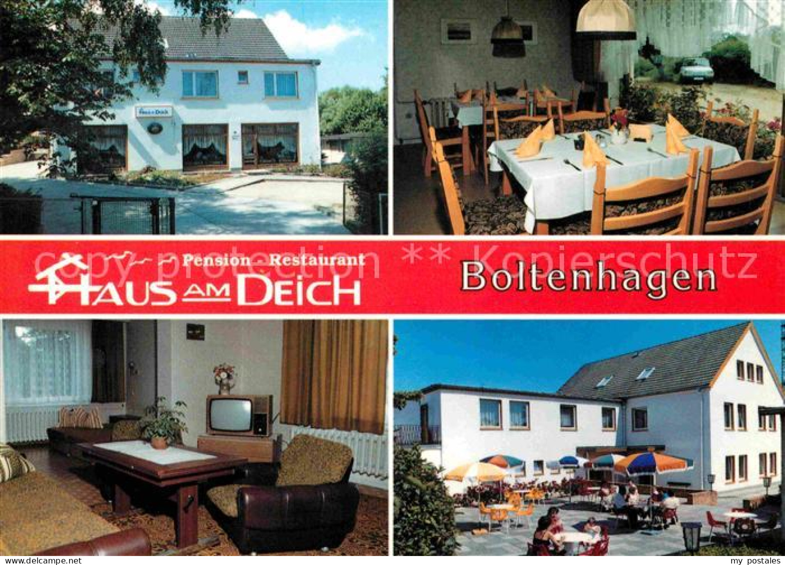 72676126 Boltenhagen Ostseebad Pension Restaurant Haus Am Deich Appartements Fer - Sonstige & Ohne Zuordnung