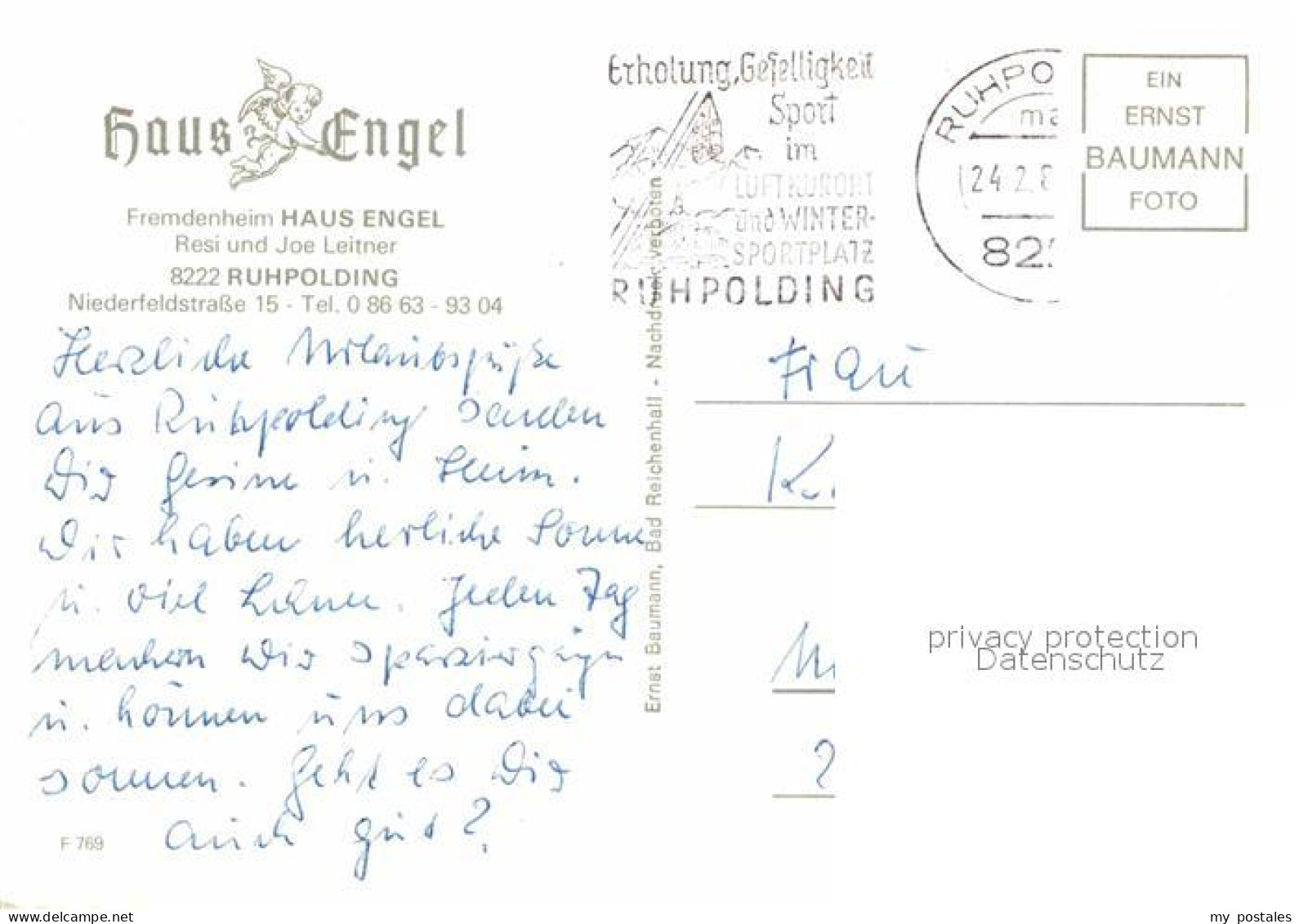 72675913 Ruhpolding Haus Engel Fremdenheim Ruhpolding - Ruhpolding