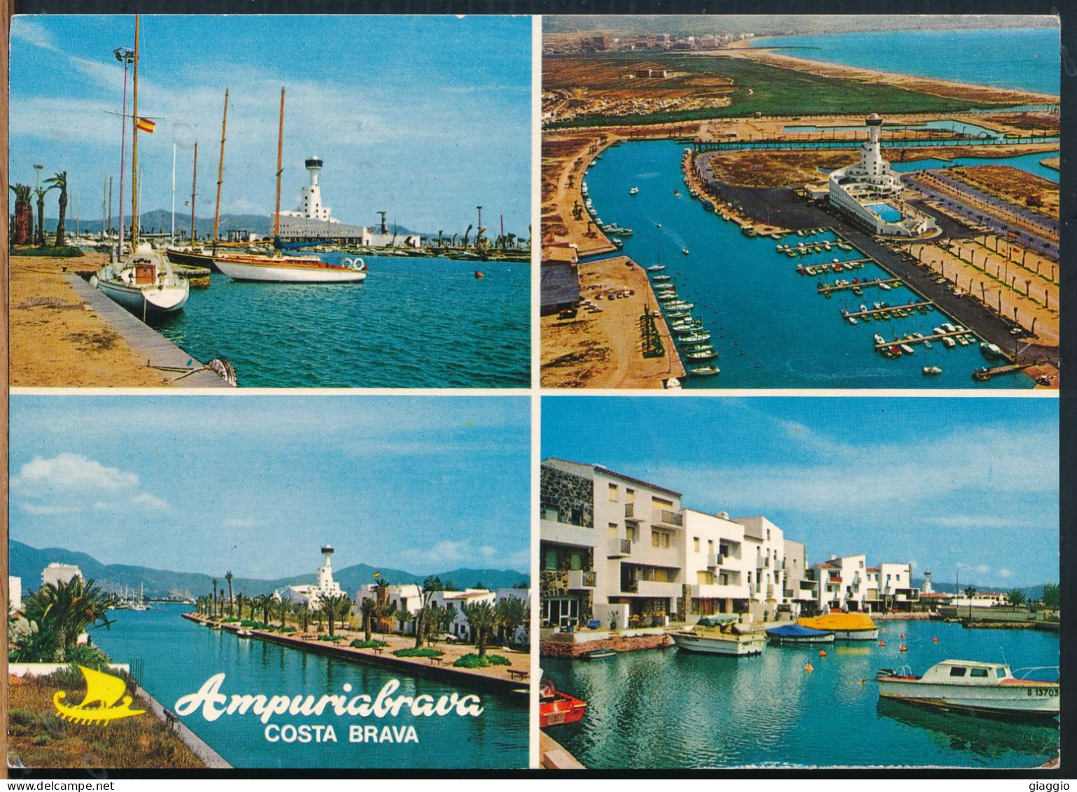 °°° 31040 - SPAIN - AMPURIABRAVA - COSTA BRAVA - 1976 With Stamps °°° - Altri & Non Classificati