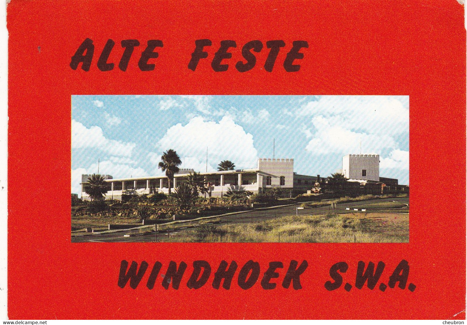 NAMIBIE. WINDHOEK (ENVOYE DE). " ALTE FESTE. NATIONAL MONUMENT  ". ANNEE 1978+ TEXTE + TIMBRE - Namibië