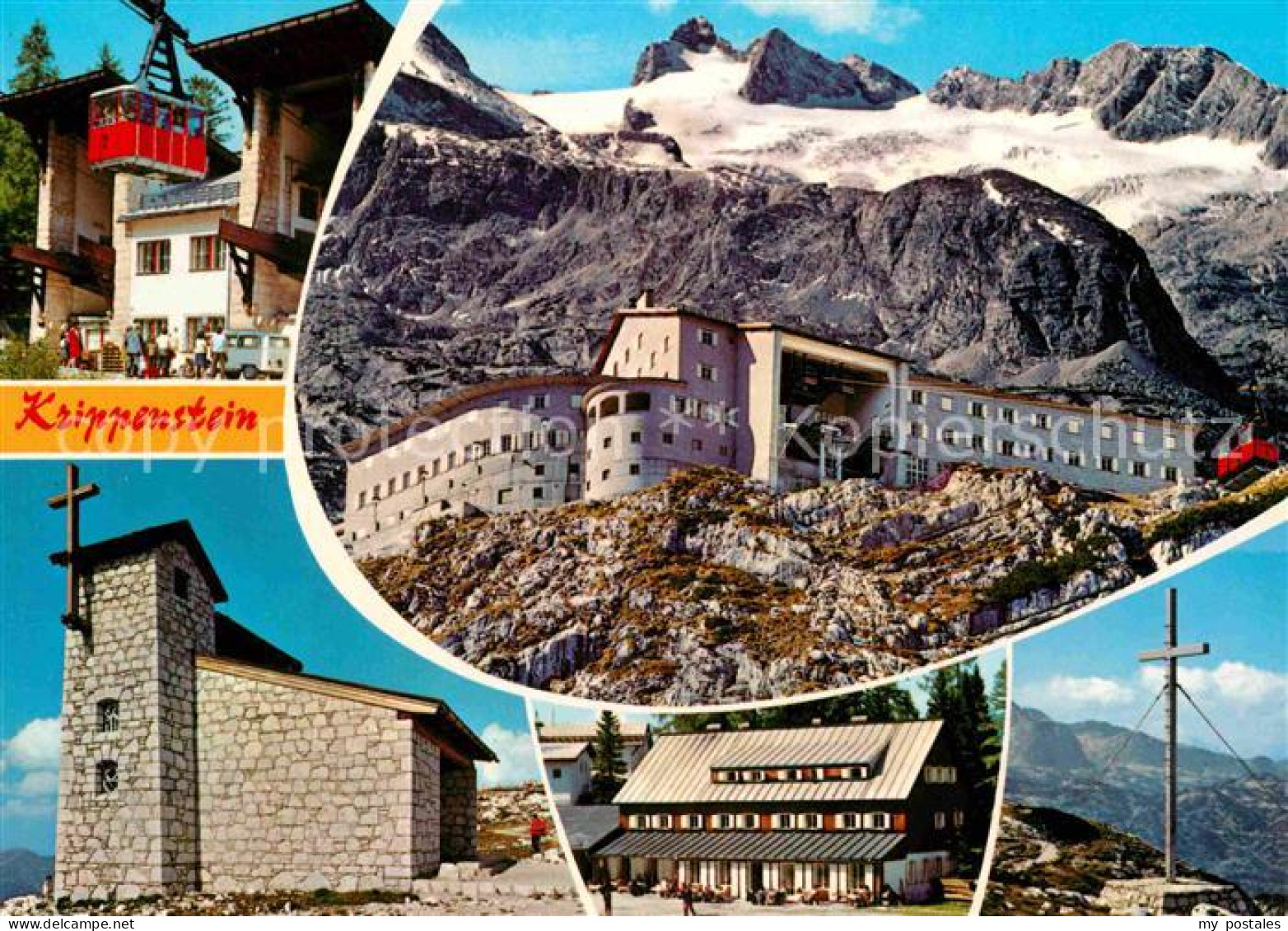 72674172 Obertraun Berghotel Krippenstein Mit Hohem Dachstein Seilbahn Kapelle S - Sonstige & Ohne Zuordnung