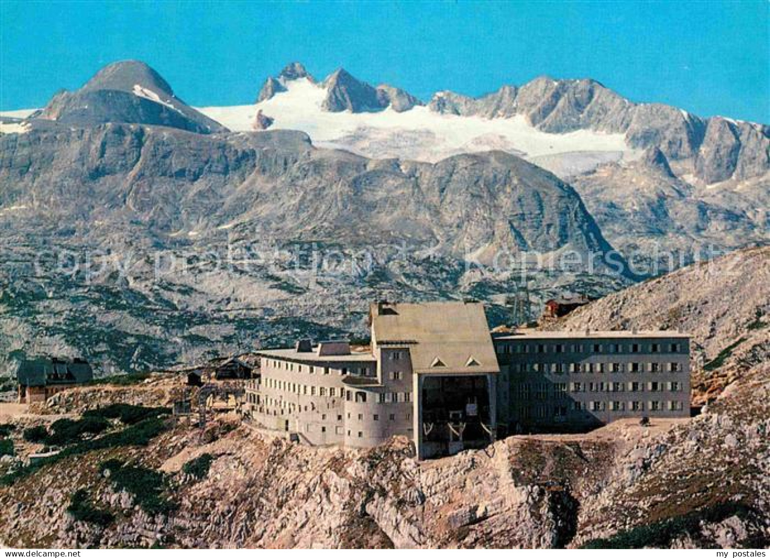 72674170 Obertraun Berghaus Krippenstein Mit Koenig Dachstein Gebirgspanorama Ob - Sonstige & Ohne Zuordnung