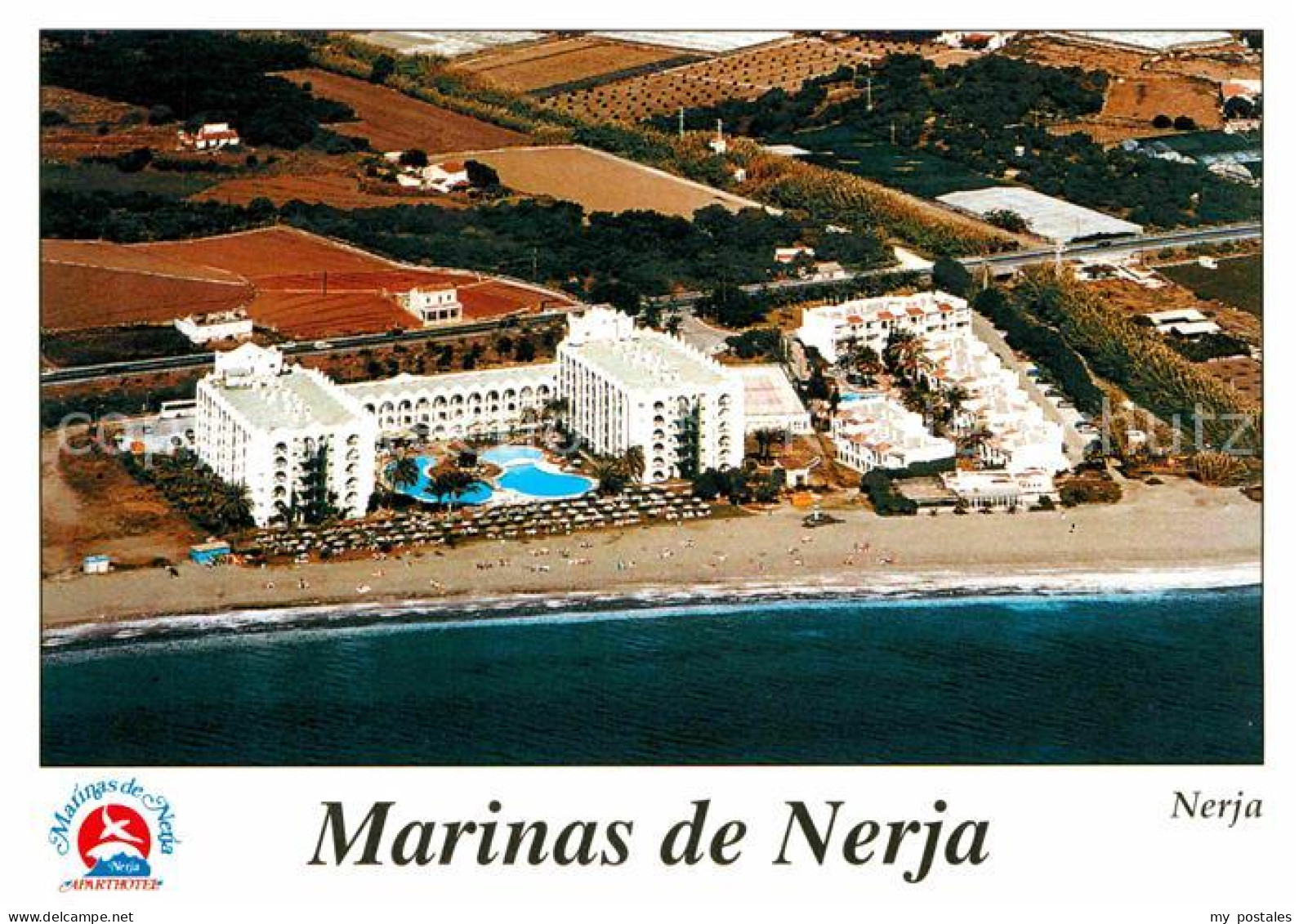 72674132 Nerja Costa Del Sol Marinas De Nerja Fliegeraufnahme Axarquia Costa Del - Other & Unclassified