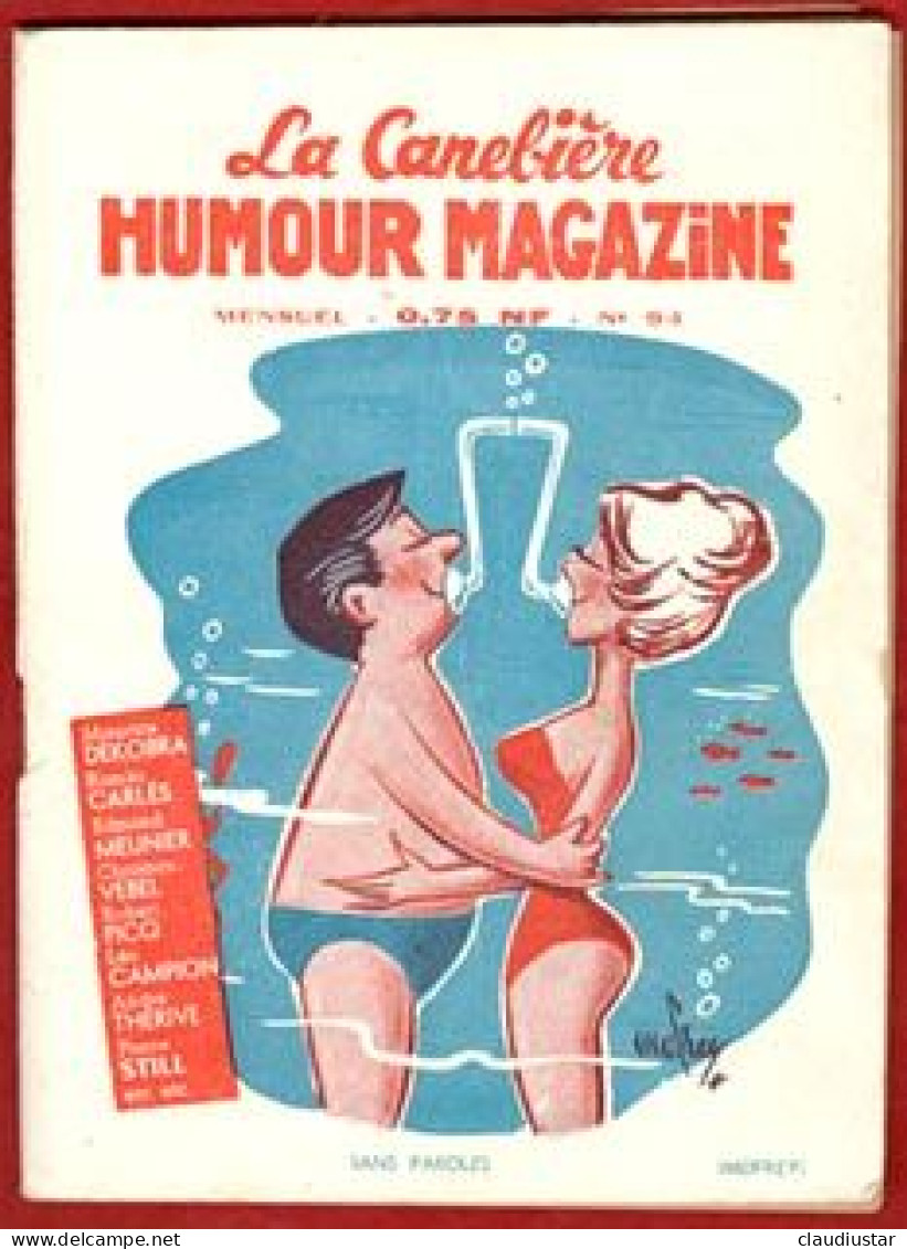 ** LA  CANEBIERE  -  HUMOUR  MAGAZINE  1960 ** - Humor