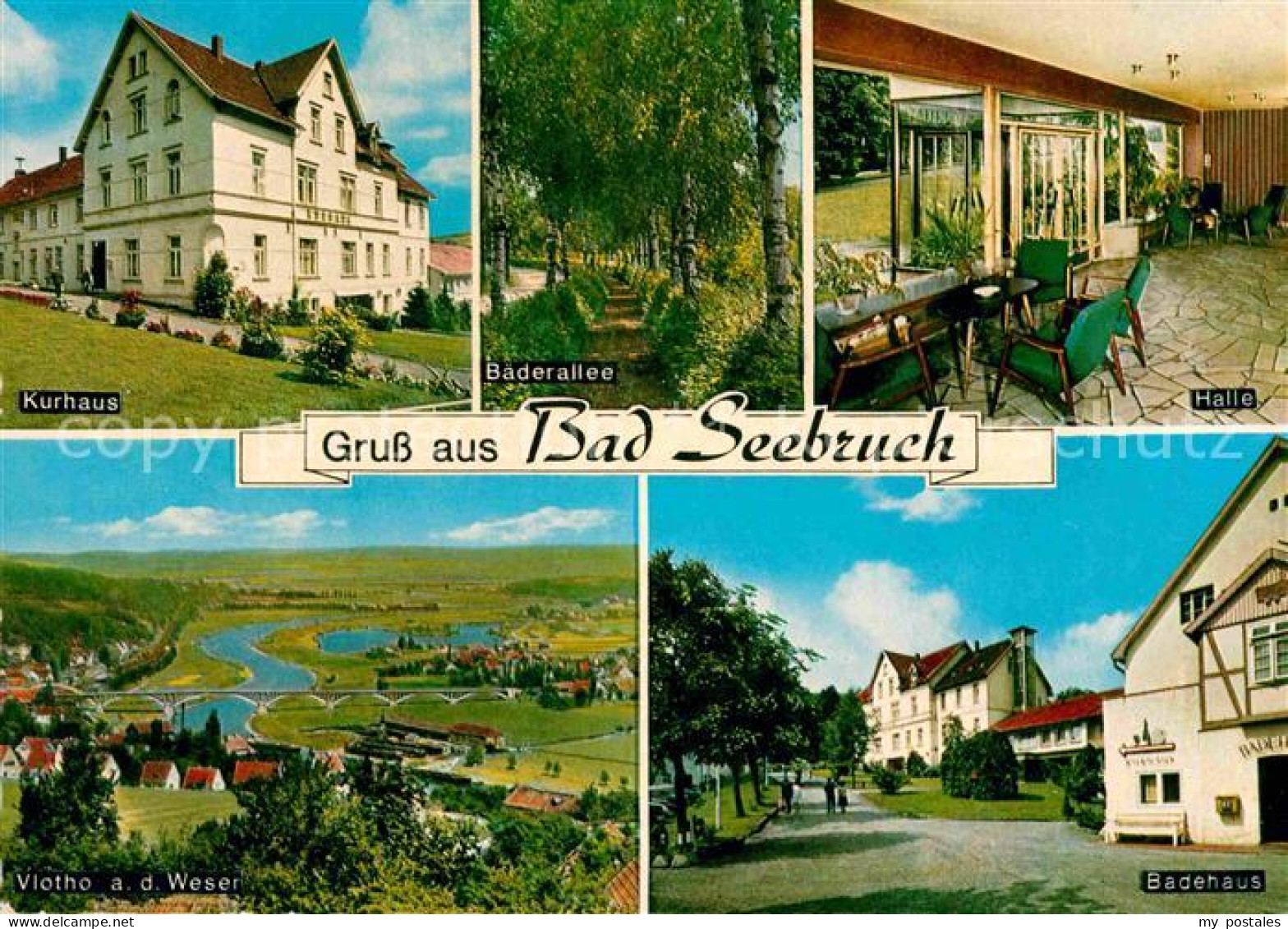 72673884 Bad Seebruch Kurhaus Baederhalle Halle Badehaus Vlotho Bad Seebruch - Vlotho