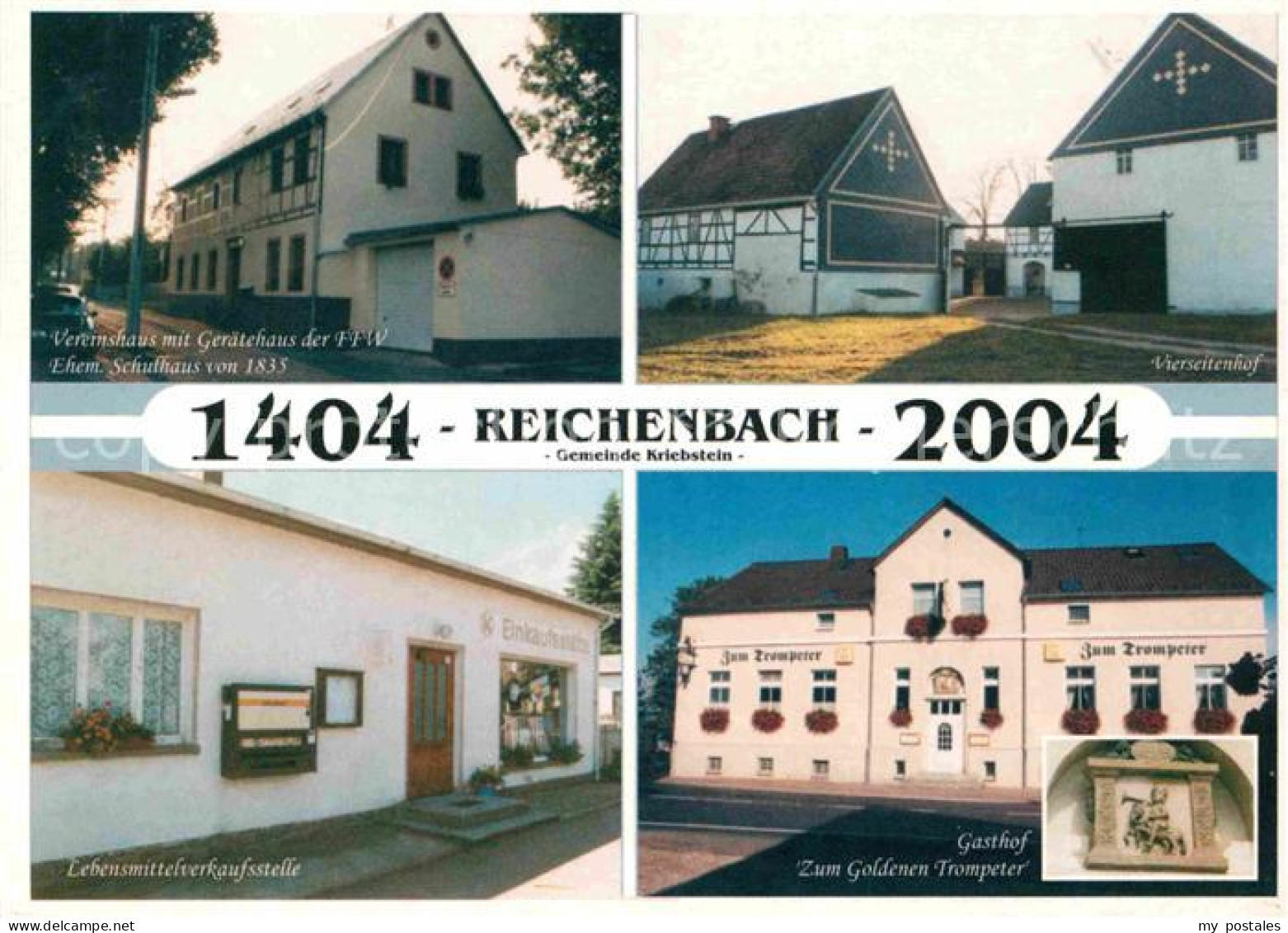 72673866 Kriebstein Teilansicht Reichenbach Gasthof Zum Goldenen Trompeter Viers - Autres & Non Classés
