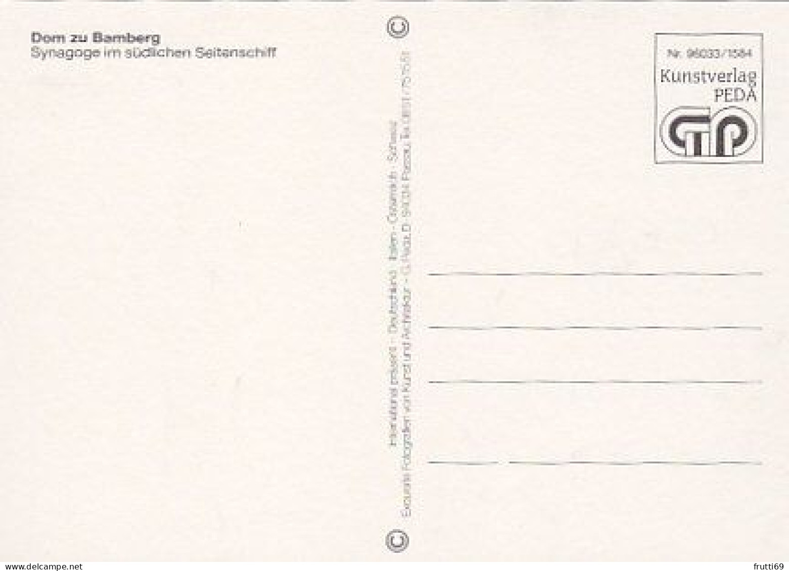 AK 211883 GERMANY - Bamberg - Dom - Synagoge Im Südlichen Seitenschiff - Bamberg