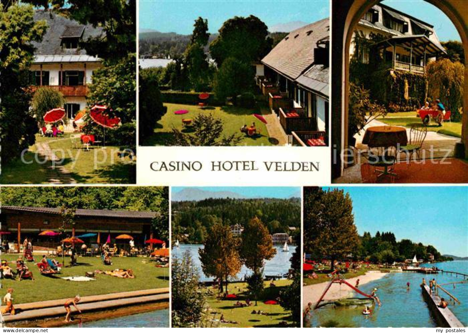 72673306 Velden Woerther See Casino Hotel Garten Badestrand Velden Am Woerther S - Otros & Sin Clasificación