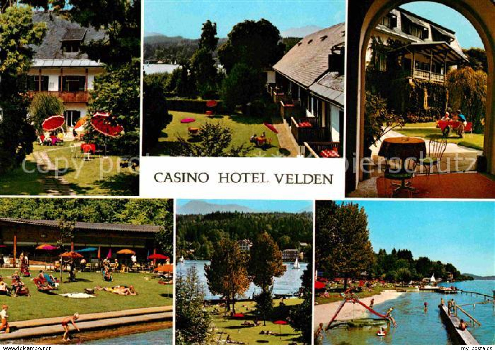 72673299 Velden Woerthersee Casino Hotel Garten Badestrand Velden Am Woerther Se - Sonstige & Ohne Zuordnung