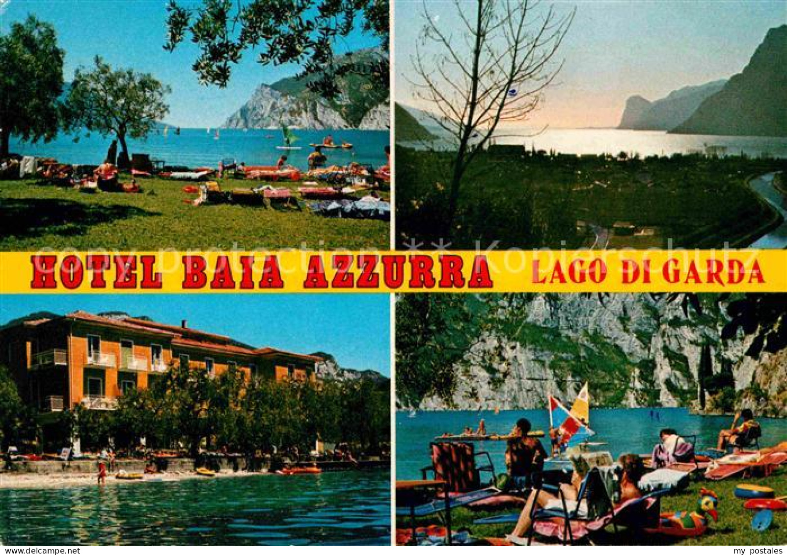 72673251 Torbole Lago Di Garda Hotel Baia Azzura Strand Liegewiese Torbole Sul G - Sonstige & Ohne Zuordnung