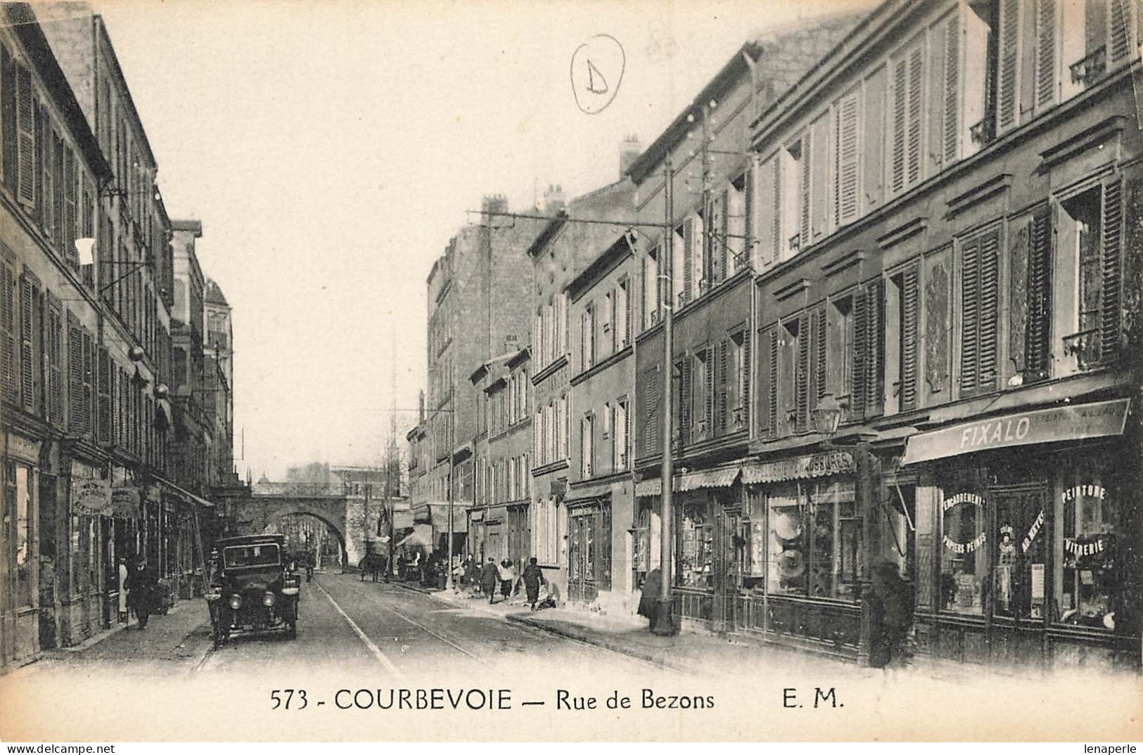 D9833 Courbevoie Rue De Bezons - Courbevoie