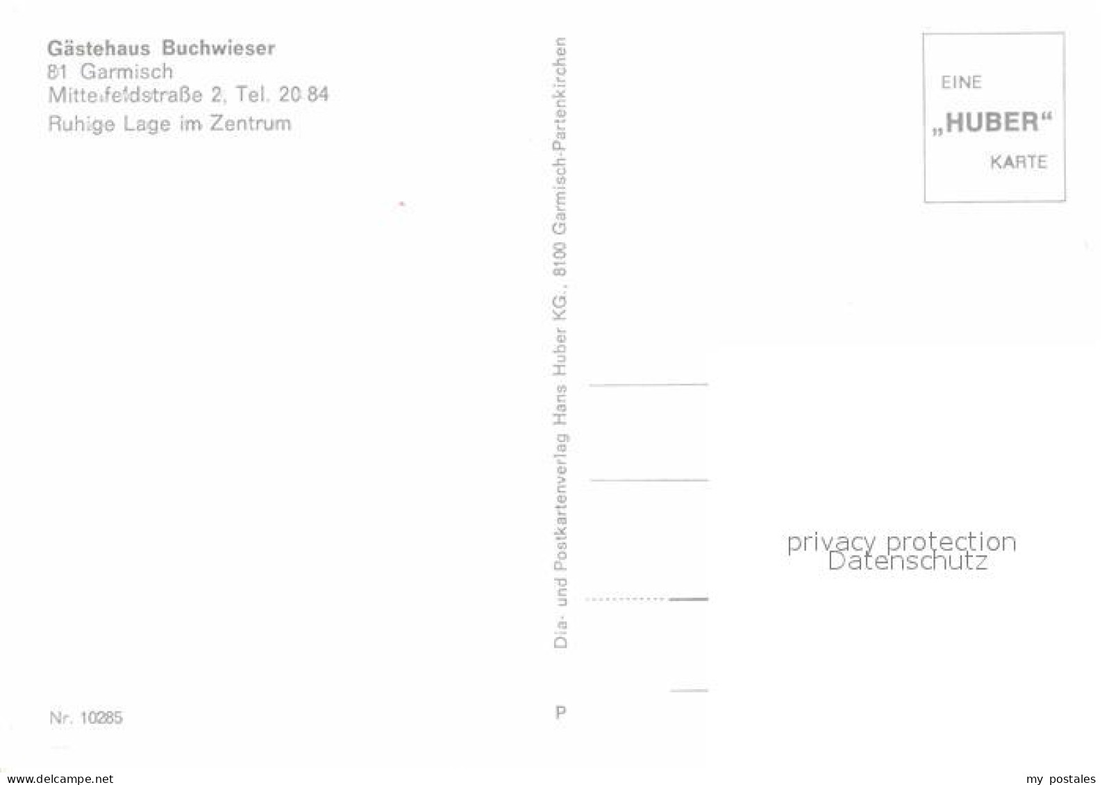 72671315 Garmisch-Partenkirchen Gaestehaus Buchwieser  Garmisch-Partenkirchen - Garmisch-Partenkirchen