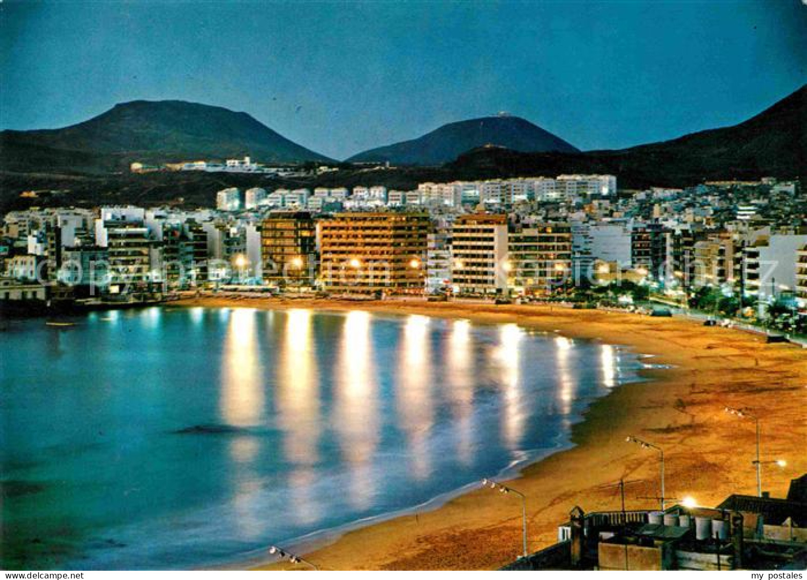 72670341 Las Palmas Gran Canaria Strand Bei Nacht Las Palmas Gran Canaria - Other & Unclassified