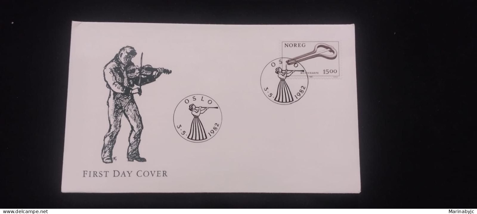 C) 1982. NORWAY. FDC. MUSICAL INSTRUMENT. XF - Sonstige - Europa