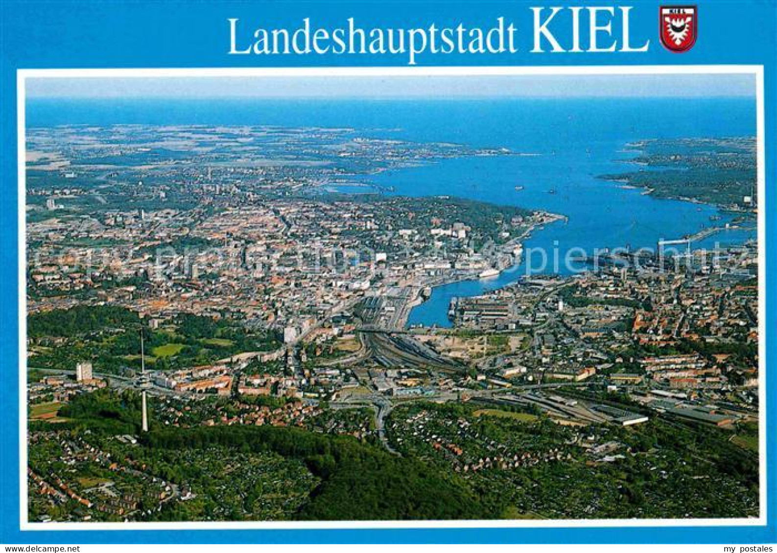 72670009 Kiel Landeshauptstadt Fliegeraufnahme Kiel - Kiel