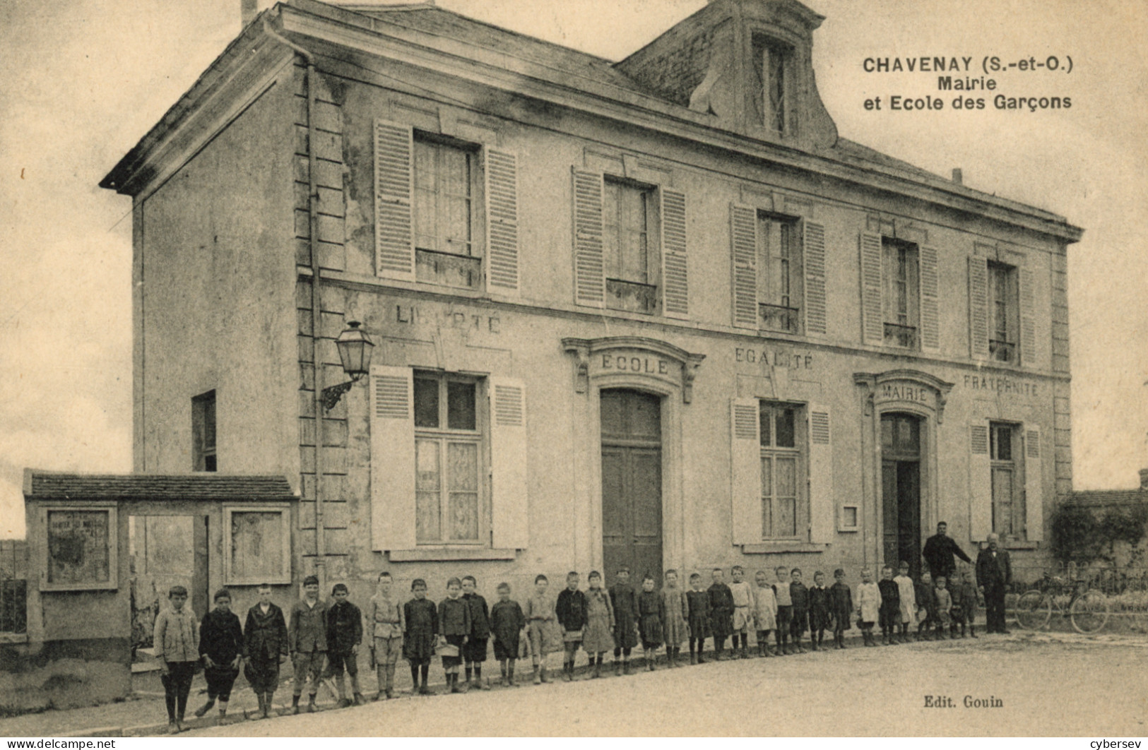 CHAVENAY - Mairie Et Ecole Des Garçons - Sonstige & Ohne Zuordnung