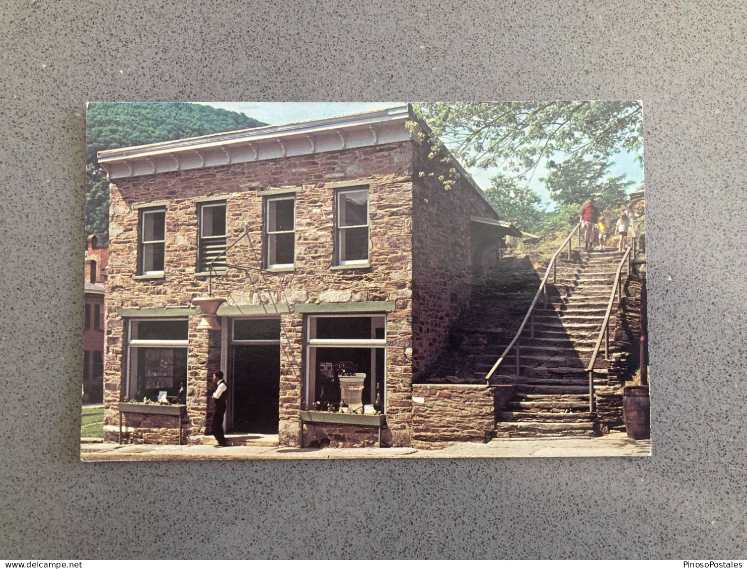 The Stone Steps, Harpers Ferry, West Virginia Carte Postale Postcard - Other & Unclassified