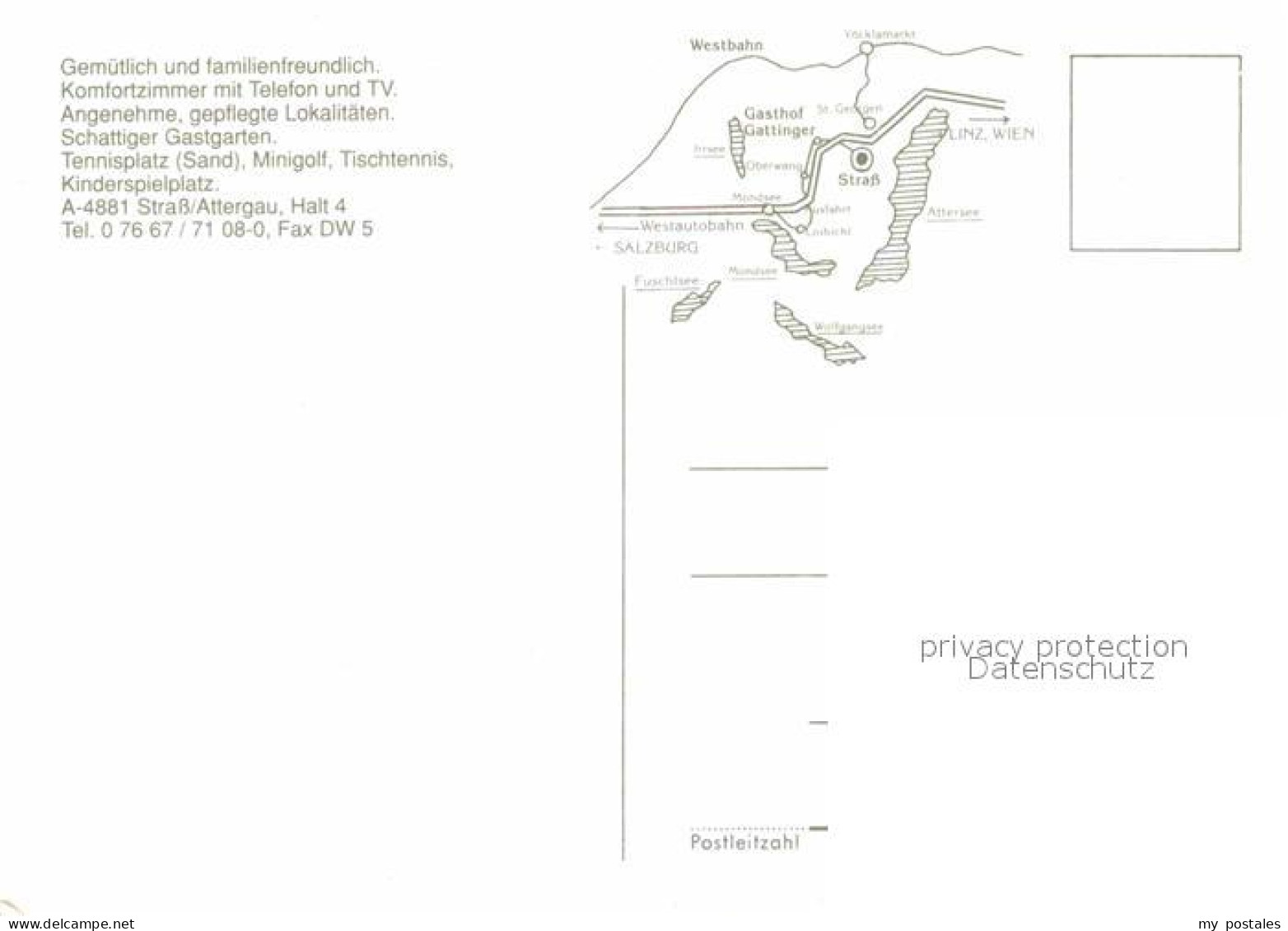 72668921 Strass Attergau Gasthof Pension Gattinger Landschaftspanorama Alpen Str - Sonstige & Ohne Zuordnung