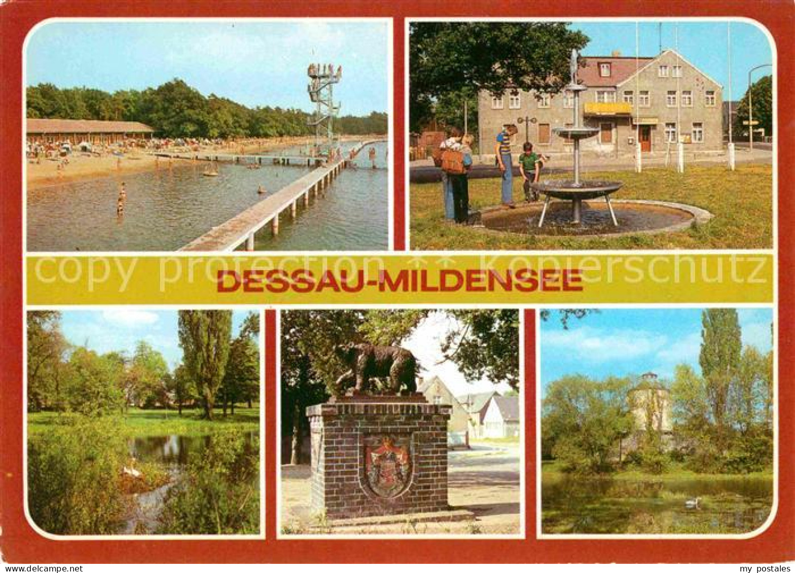 72668747 Mildensee Strandbad Scholitzer See Napoleonsturm Mildensee - Dessau