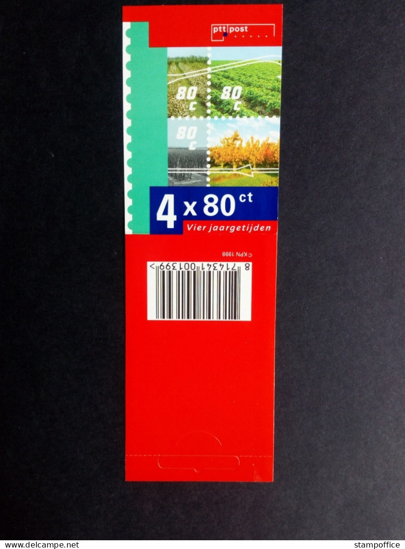 NIEDERLANDE MH 51 POSTFRISCH(MINT) PB 50 VIER JAHRESZEITEN 1998 OBSTANBAU - Booklets & Coils