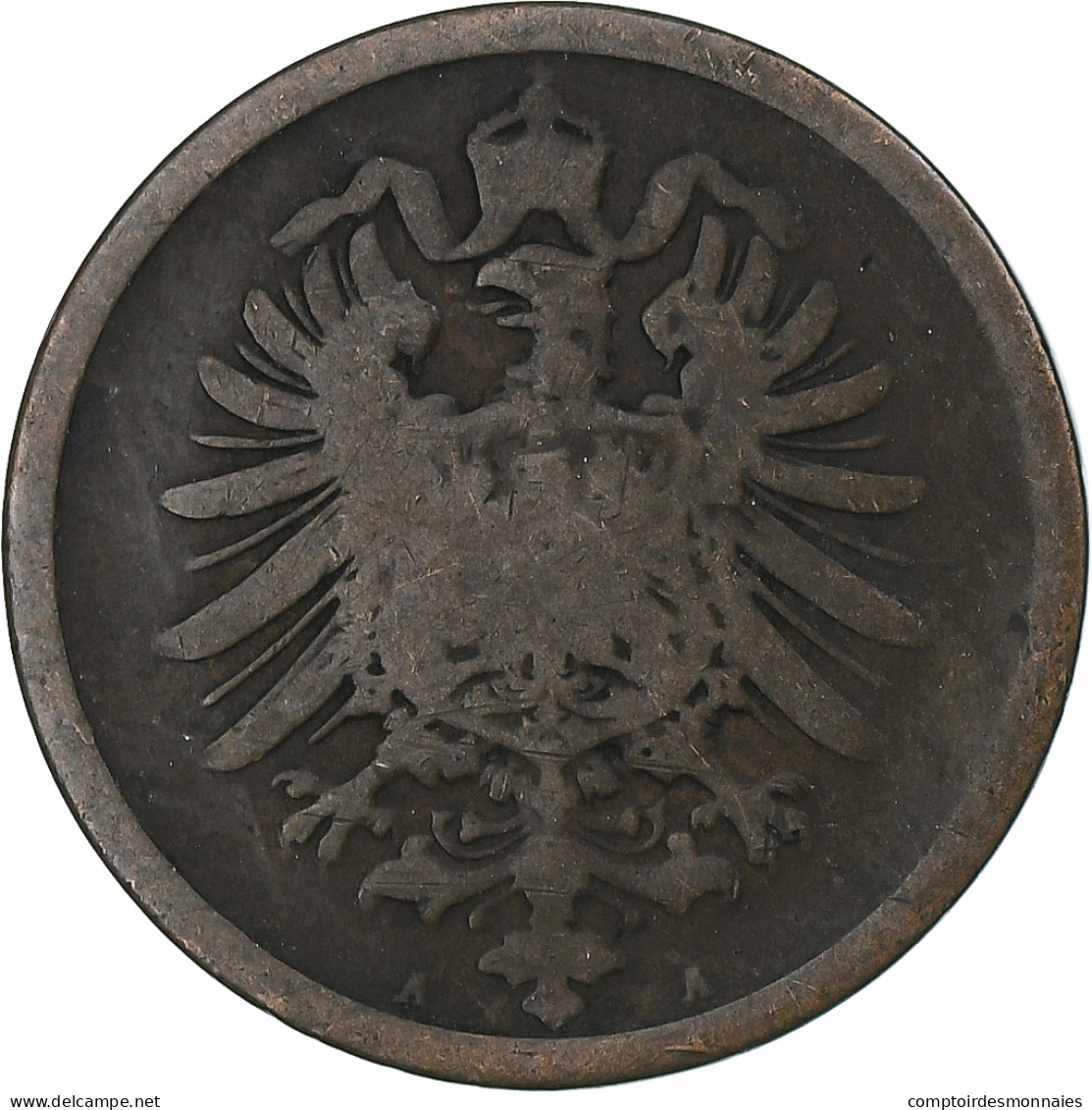 Allemagne, 2 Pfennig, 1873 - 2 Pfennig