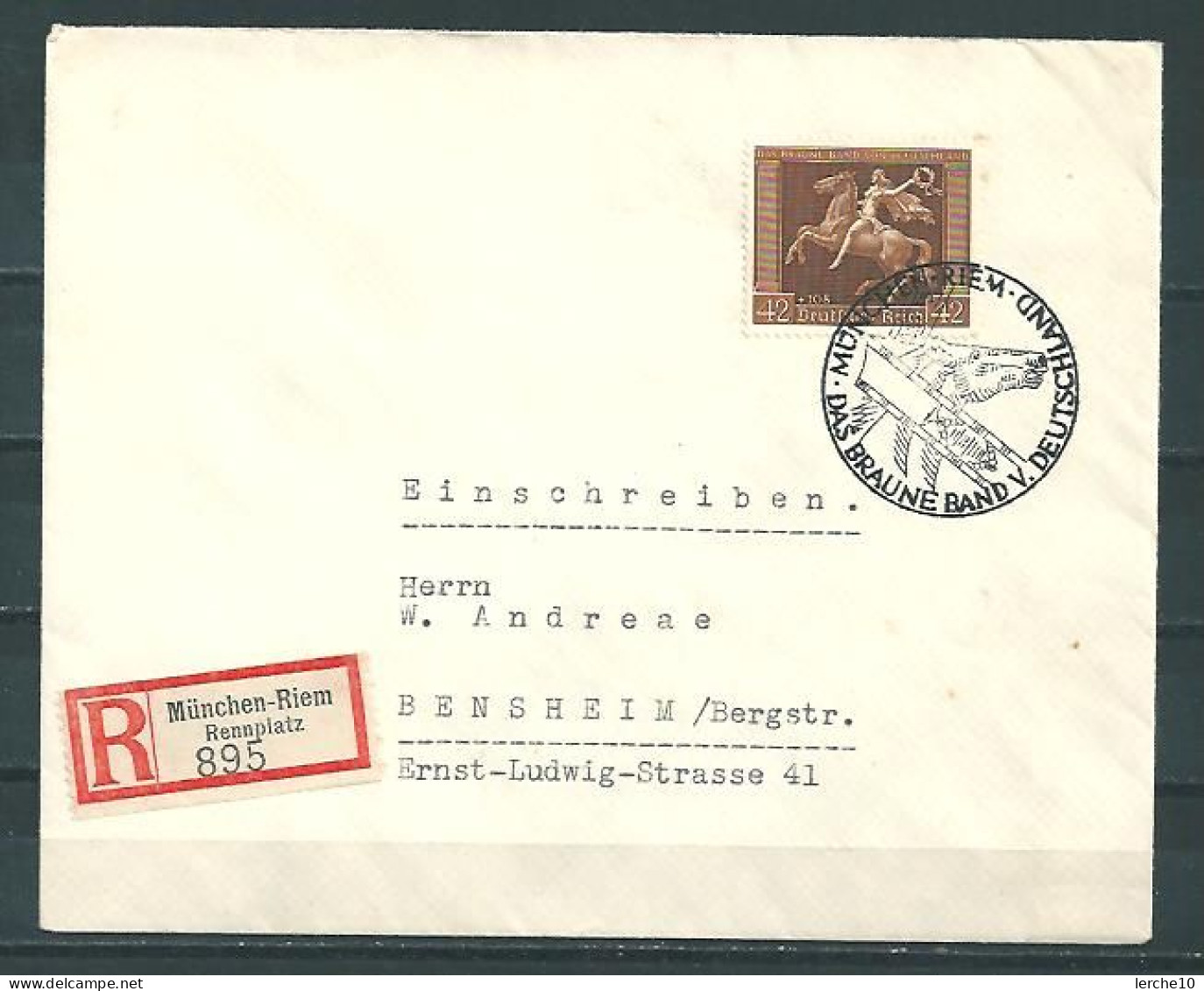 Minr. 671 Einschreiben R-Brief - Briefe U. Dokumente