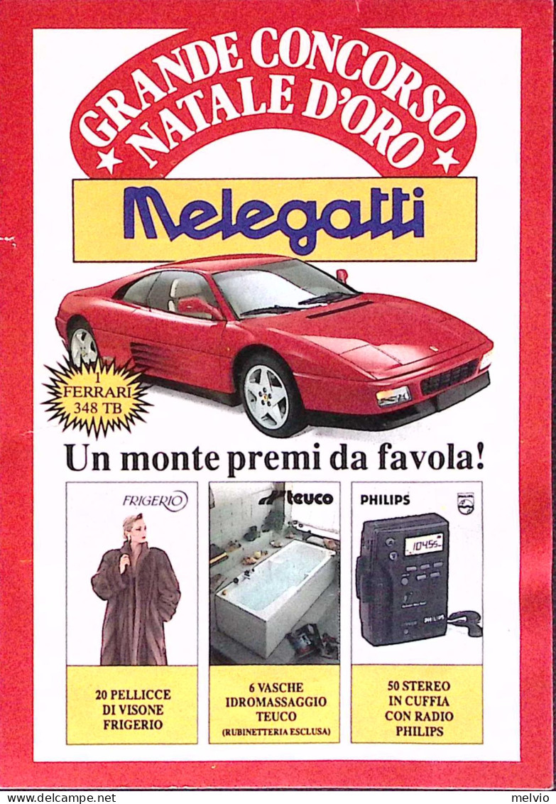 1992-FRODE POSTALE Cartolina Concorso Melegatti Affrancata Etichetta San Remo, N - Publicité