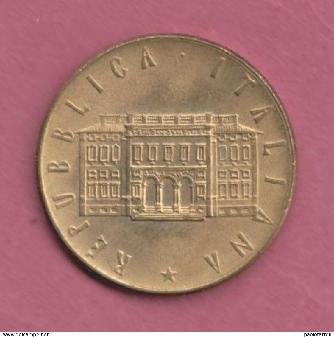 Italia, 1981- 200 Lire. Circulating Commemorative Coin-Bronzital- Obverse Villa Lubin. Reverse Young Female - 200 Lire