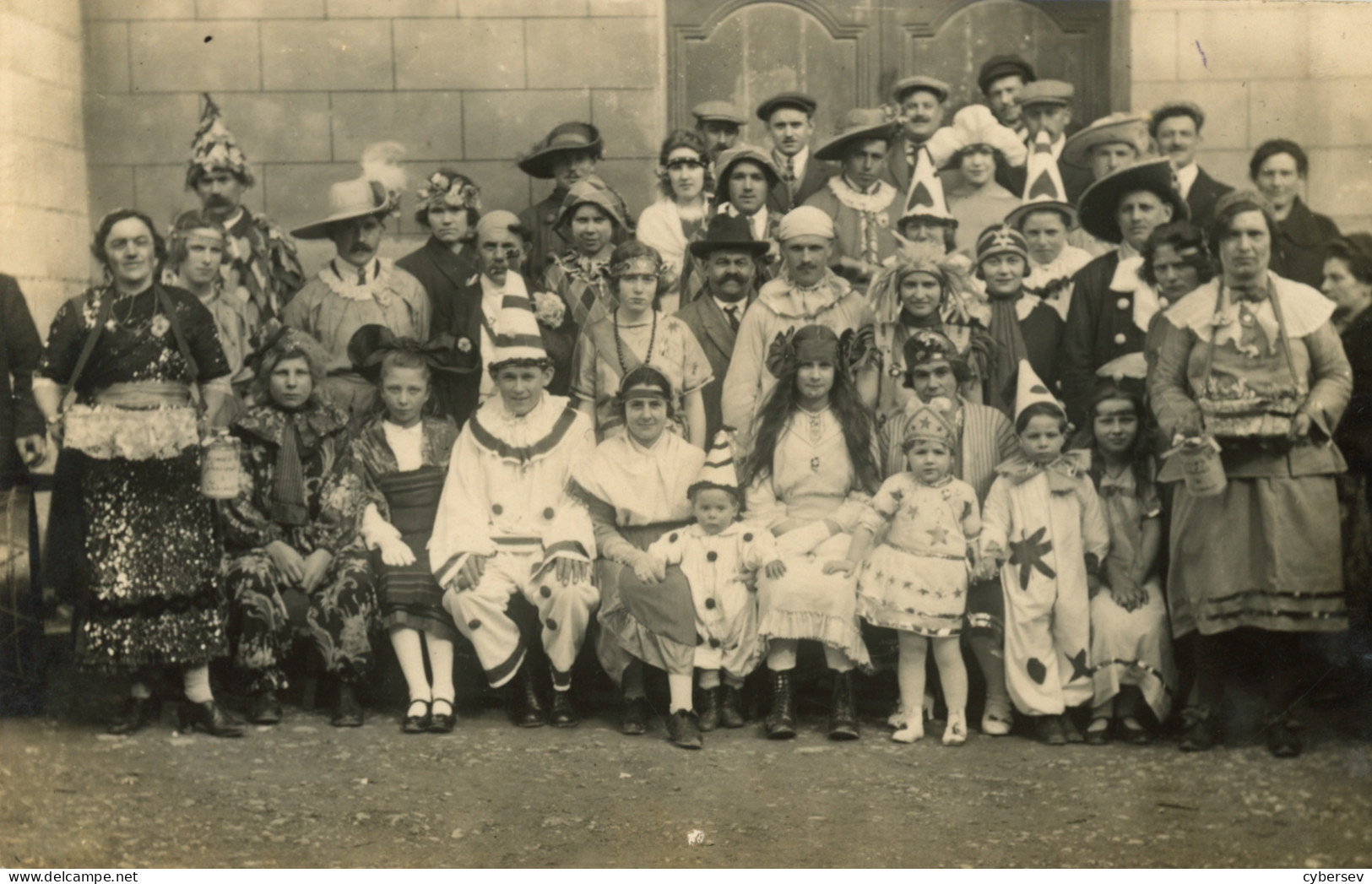 CHAVENAY - Souvenir De La Mi-Carême De Chavenay1925 - Carte-Photo - Très Rare - Autres & Non Classés